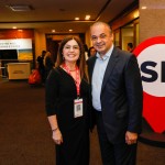 Elenice Zaparoli, do Visite São Paulo, e Roberto de Lucena, futuro secretário de Turismo do Estado de SP