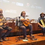 Gilson Spindola, Guilherme Rondon e Renan Nonato, músicos pantaneiros