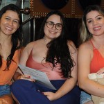 Gislaine Soares e Luanda Duarte, da BLB Turismo, e Monalisa Paixão, da Quali Viagens
