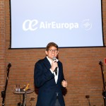 Gonzalo Romero, gerente geral para o Brasil da Air Europa durante evento