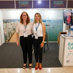 Gorete, do Hotel Plaza Camboriú, e Luciana Vargas, da secretaria de turismo de Balneário de Camboriú