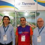 Jomar Quadros, Romulo Vitorelli, e Roberto Bacovis, do Ita Thermas