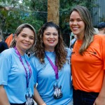 Josi Silva, da Europlus, Tatiane Vasconcelos, da Flórida Travel, e Beatriz Barbosa, da RCD