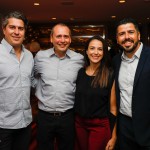 Juarez Cintra Neto, da Ancoradouro, Daniel Santoro, da Iberia, Karina Nascimento e Raphael de Lucca, da Copa Airlines