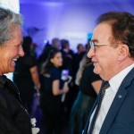 Mari Masgrau, do M&E, e Manoel Linhares, da ABIH Nacional