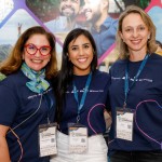 Maria Raupp, Tayná Godoy, e Patrícia, da CVC Corp