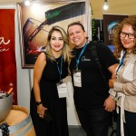 Mariha Odoricio, da Oda e Sônia Raquel, da Viniteca, e Rodrigo Mattjie, do  Visit Iguassu