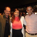 Ney Neves, da AMR, com Adriana Fredericce e Marcelo Lopes, da Diversa