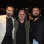 Ney Neves, da AMR, com Leandro Sant'Ana e Henrico Carlo, da Cheers Travel
