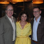 Osmar Maduro e Danielle Roman, da Interamerican, com Malcolm Smith, do IPW
