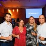 Rodrigo Lozasso, Rose Dias, Katia Locatelli e Rodrigo Possatto, da Smiles