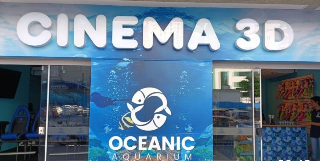Oceanic Aquarium, em Balneário Camboriú, lança cinema 3D com realidade virtual Cinema 3D em espaço exclusivo do empreendimento é a novidade para este verão. Foto: Divulgação