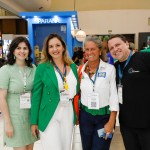 Teresa Raquel Angheben, Itaipu Binacional, Elaine Tenerello, diretora executiva, do Visit Iguassu, Mari Masgrau, do M&E, e Rodrigo Mattji, do Visit Iguassu