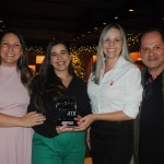 Vanessa Lopes e Jéssica de Moraes, da BestBuy, com Dinah Policarpo e Ney Neves, da AMR