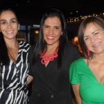 Vivian Amaral, da CVC, com Marjore Schroeder e Ana Maria Donato, da Imaginadora
