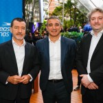 Ivan Blanco, Fabian Lombardi, e Túlio O’Leary, da Aerolineas Argentinas