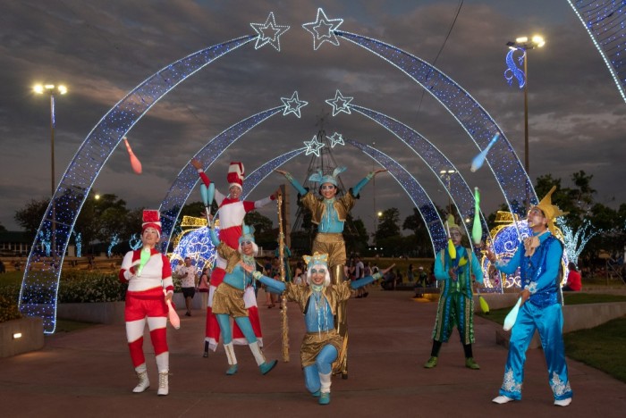 Itaipu recebe megaespetáculo de Natal neste final de semana (Foto: Rubens Fraulini/Itaipu Binacional)