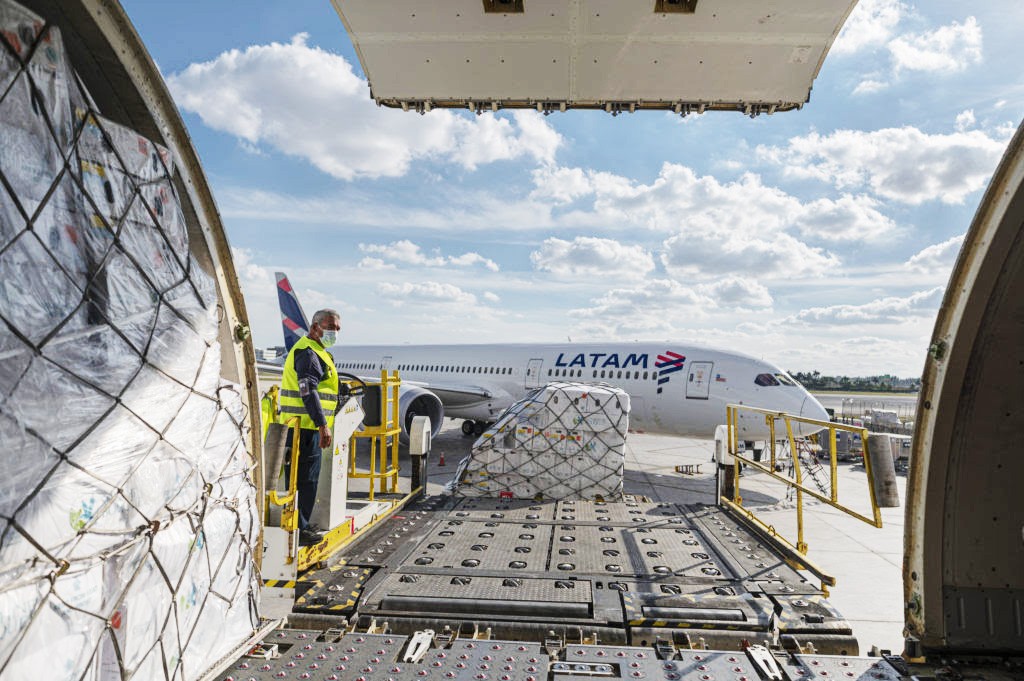 O que a Latam Cargo mais transportou do Brasil para o exterior em