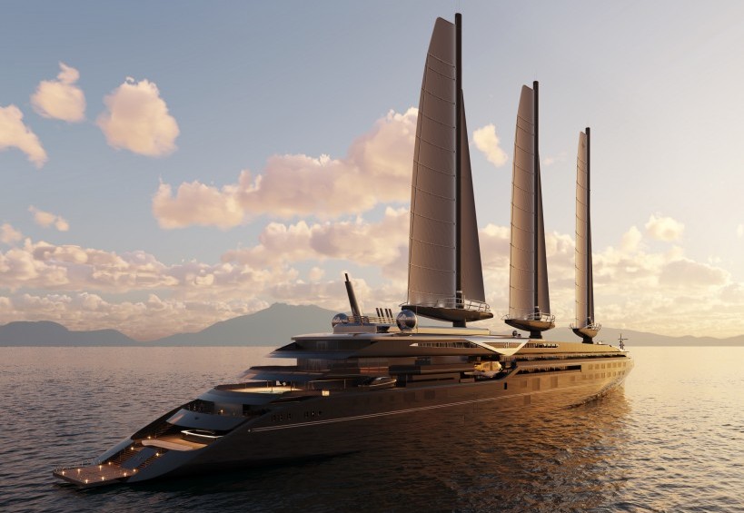 Accor anuncia construção do maior veleiro do mundo © Maxime d'Angeac & Martin Darzacq for Orient Express, Accor - Yacht Evening