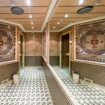 Area da sauna no SPA MSC Magnifica