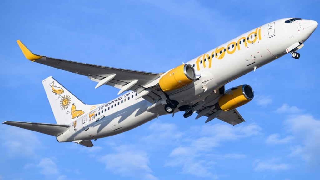 Flybondi.. Flybondi terá voos entre Florianópolis e Buenos Aires até junho de 2024