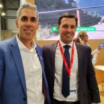 Oscar Almendros, presidente do Escritório de Turismo da Espanha, e Eduardo Zorzanello, do Festuris