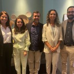 Renata Haje, Jaqueline Gil, Marcelo Freixo, Camila Sousa e Bruno Villa, da Embratur
