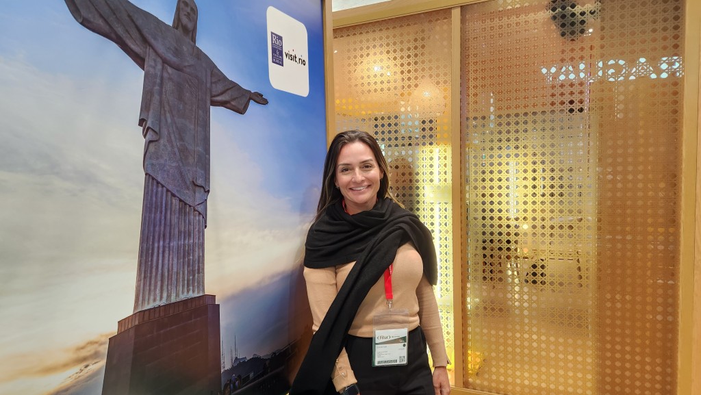 Rio CVB divulga e fortalece marca Visit.Rio durante a Fitur 2023 Roberta Werner, do Rio CVB