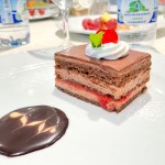 Torta de chocolate com framboesa