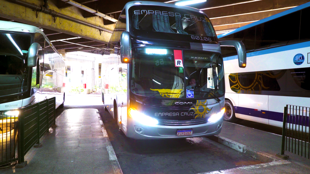 Mais de meio milhão de pessoas deixaram a capital paulista de ônibus no fim de ano onibus divulgação setpesp