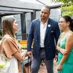 Carolina Bull, da Goya Travel, Jamar Wilkins, gerente de Vendas do Four Seasons New York Downtown e Daniela Pescio, diretora de vendas do Four Seasons para o Brasil