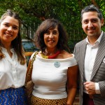 Daniela Lezcano, do Four Seasons Buenos Aires , Sylvia Silva, da Embark Beyond Brasil, e Juan Pablo Rodrigues, do Four Seasons Boston