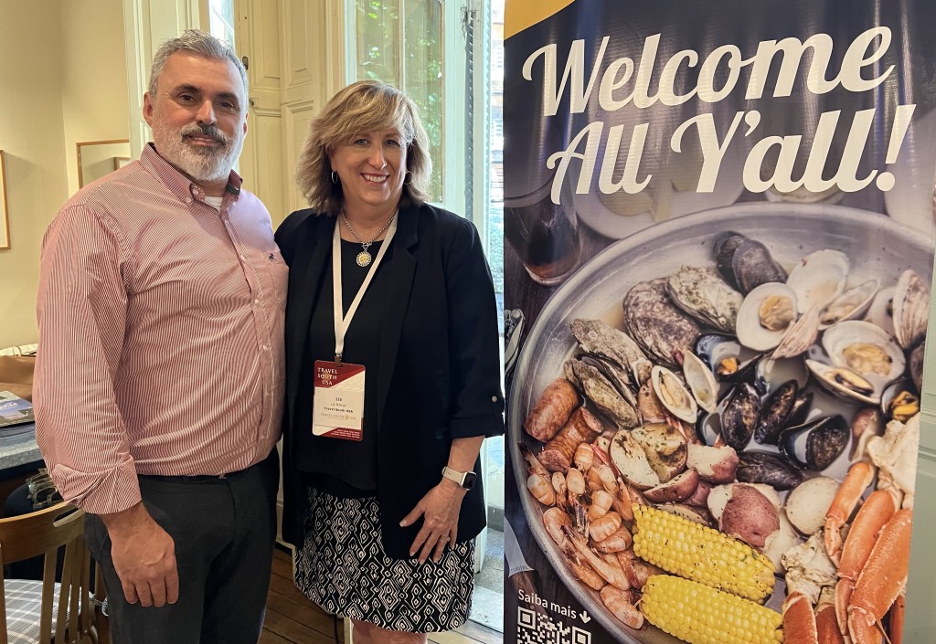 Como melhor vender o Sul dos EUA? Travel South USA dá dicas aos agentes Allan Colen e Liz Travel South