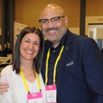 Andrea Gabel, de St. Pete, e Joe Decal, de Miami CVB