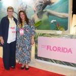 Barbara Picolo, da ETS, e Rafaela Brown, do Visit Florida