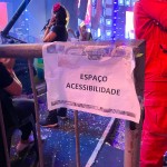 A área de acessibilidade nos shows foi um dos destaques da organização do carnaval no Recife