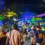 A praça do Arsenal ficou lotada de fãs que foram ver ser ídolos e cantar ao som de músicas carnavalescas