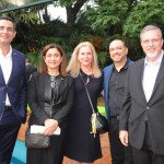 Carlos Antunes, Christine Ourmières-Widener, Rita Tamanini, Rogerio Carvenale e Antonio Jorge, da TAP
