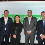 Carlos Antunes e Christine Ourmières-Widener, da TAP, Alexandre Mesquita, do Turismo de Portugal, e Antônio Pedro, Cônsul Geral de Portugal em São Paulo