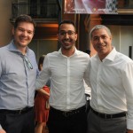 Carlos Coscione, Mário Silva e Dário Rustico, da Costa Cruzeiros