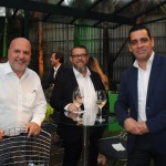 Carlos Vàzquez, da LTN Brasil, Gladston Assis, do Grupo Arbaitman, e Siderley Santos, da Maringá Turismo