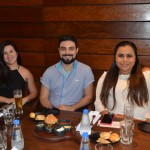 Hellen Martinez, Allan Nigri e Priscila Primo, da Azul Viagens