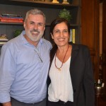 Allan Collen, da Travel South USA e Soraya Hassuani, da NTO Assessoria