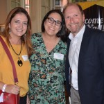 Tomás Rey, da Rey Royal, junto com Ana Facchinato e Lizandra Pajak, da Brand USA