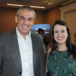 Fernando Santos e Juliana Assumpção, da Aviesp