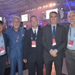 Gervasio Tanabe, da Abracorp; Otavio Neto; Agnes Silva, do CVB da Paraíba; Ferdinando Lucena, do CVB de João Pessoa e Anderson Wolff, da Gol