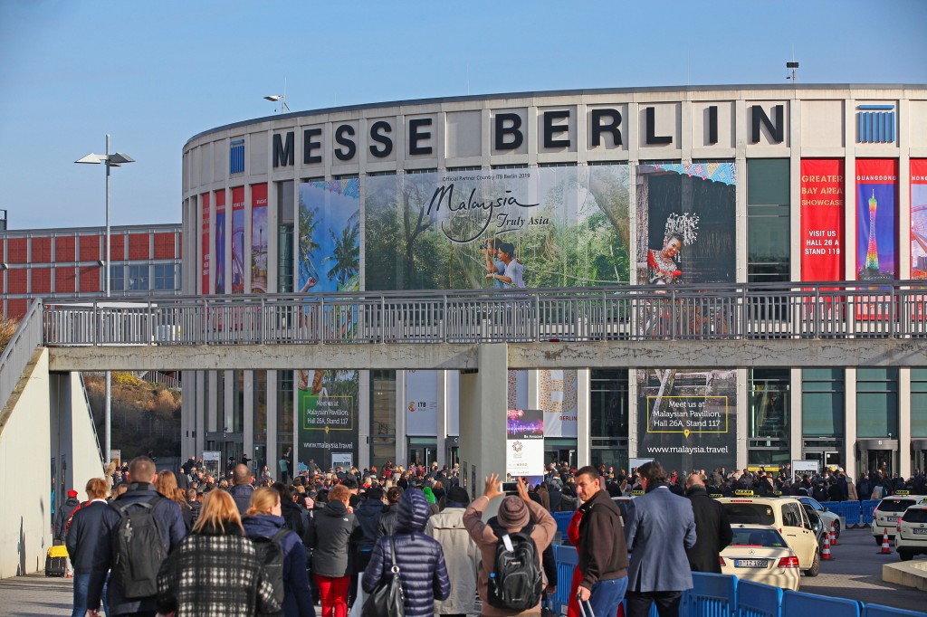 ITB Berlin 2019 - Eingang Süd - *** Local Caption *** ITB Berlin 2019 South Entrance