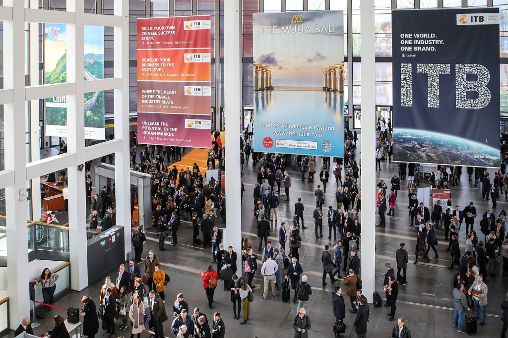 ITB Berlin 2019 - Eingang Süd - *** Local Caption *** ITB Berlin 2019 South entrance