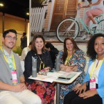 Janniel Negron, Amy Rodriguez e Rafaela Brown, do Visit Florida, Vilmara Souza, da Agaxtur