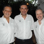 João Freitas, do Lutecia Smart Design Hotel Lisboa, Carlos Antunes, da TAP, e Miguel Cymbron, do Vip Hotels
